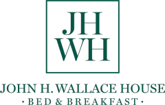 Logo with name John H Wallace Bed and Breakfast